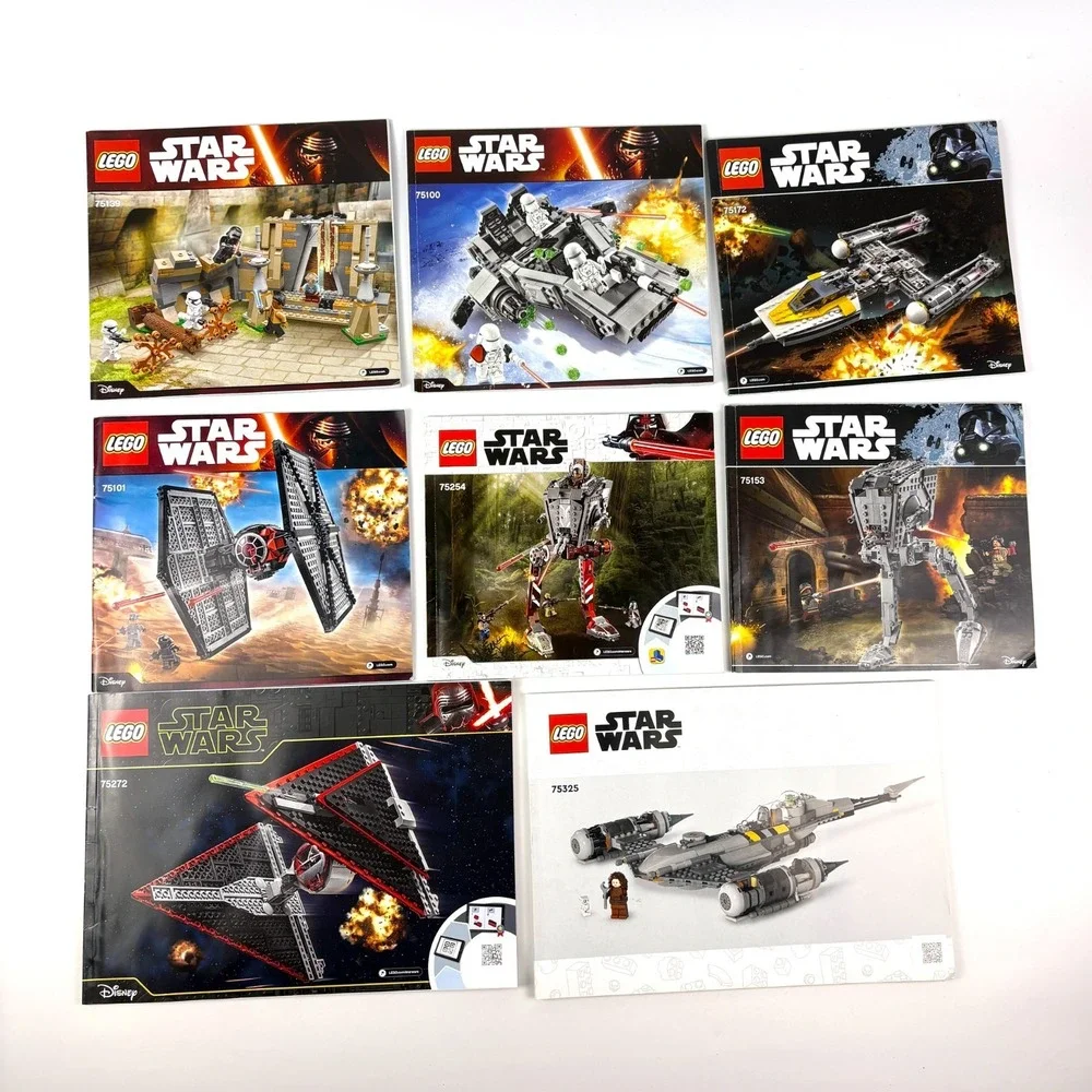 Lego Star Wars Lot of 20 Instruction Manuals Books 6209 7257 8097 75100 READ/SEE